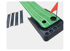 2026 Golf Putting Set Putting Green Indoor Newly Office Golf Practice Putting Mat With Automatic Ball Return Track For Mini Game