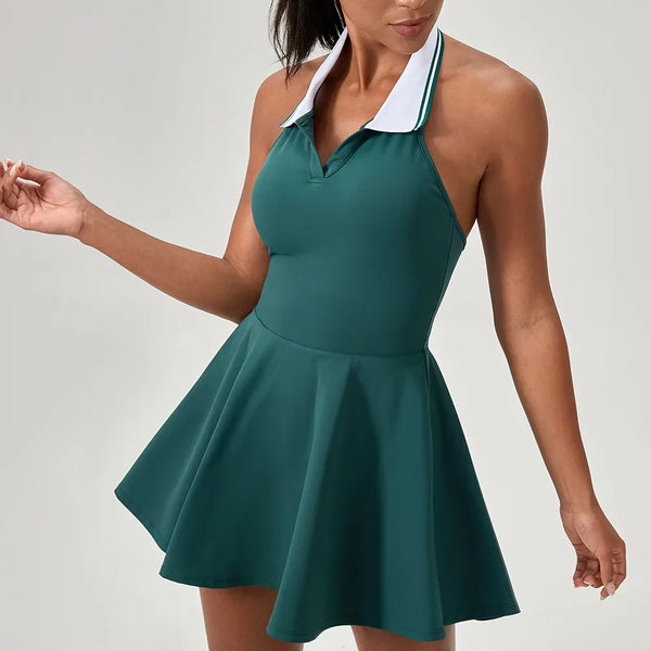 A-line Women's Tennis Golf Jumpsuit Dress
