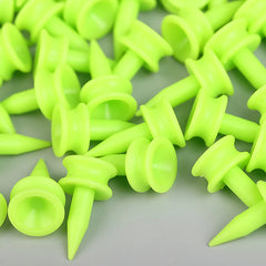 50Pcs/Pack Professional Golf Tees 25MM 0.98' Castle Green Golfer Accessory Plastic Golf Tees Perfect For Teeing The Ball
