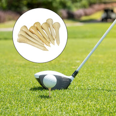 100Pcs/Bag Golf Tees Bamboo Golf Balls Holder 4 Sizes Available Drop Ship 42mm 54mm 70mm 83mm ﻿