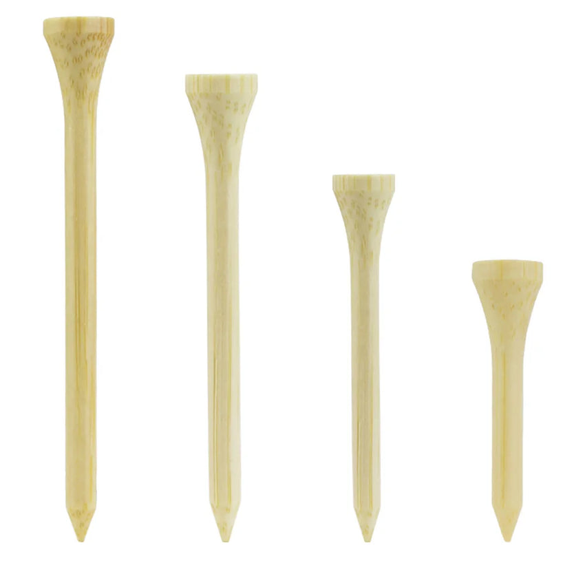 100Pcs/Bag Golf Tees Bamboo Golf Balls Holder 4 Sizes Available Drop Ship 42mm 54mm 70mm 83mm ﻿