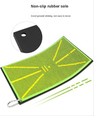 PGM Brand Golf Training Mat for Swing Detection Batting Ball Trace Directional Mat Swing Path Pads Swing Practice Pads DJD038