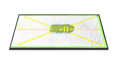 PGM Brand Golf Training Mat for Swing Detection Batting Ball Trace Directional Mat Swing Path Pads Swing Practice Pads DJD038