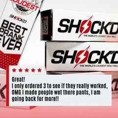 BUY 3 GET 1 FREE BUNDLE - SHOCK'D Golf Balls