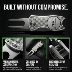 Foldable Metal Divot Tool