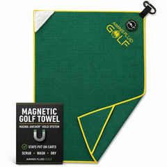 Magna-Anchor™ Magnetic Golf Towel – Stubby (16×24)