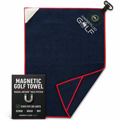 Magna-Anchor™ Magnetic Golf Towel – Stubby (16×24)