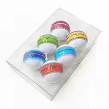6pcs Supur NEWLING Golf Games Ball Super Long Distance Three layer Ball for Professional Competition Game Balls Massaging Ball