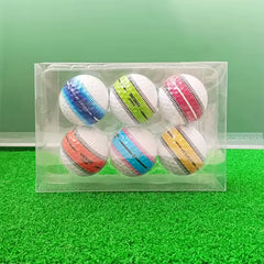 6pcs Supur NEWLING Golf Games Ball Super Long Distance Three layer Ball for Professional Competition Game Balls Massaging Ball