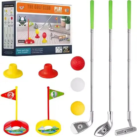 Kids Golf Toy Set Early Educational Golf Set Toys Toddler Golf Set Kids Golf Clubs With Golf Sticks For 2 3 4+ Years Old Kids