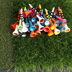 83mm/70mm Professional Golf Tee Holder 50PCS Color Unbreakable Reduce Friction Side Spin Golf Course Use Golf Accessories