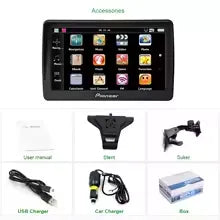 7 inch capacitive screen GPS truck bluetooth gps Navigation 256M 8GB FM vehicle car navigator avin support reverse camera