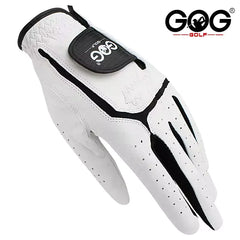 Pack 1 Pcs Golf Gloves Men Genuine Cabretta Leather Breathable Left/Right LH/RH Hand Non-Slip Men Golf Glove