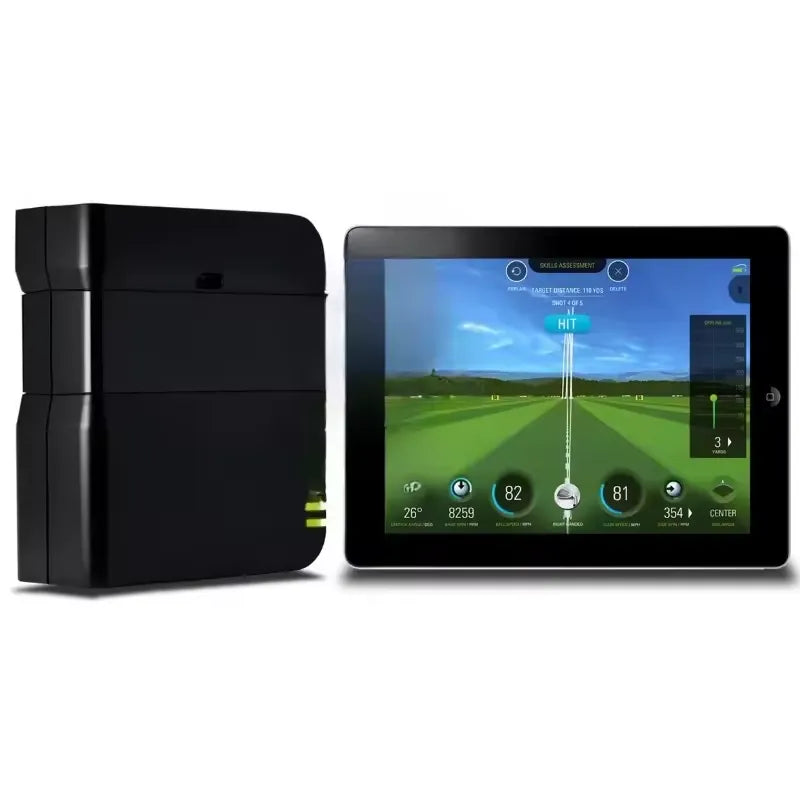 Golf emulators and launch monitors