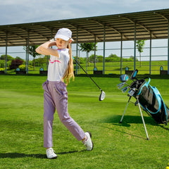 Junior Complete Golf Club Set with Stand Bag Rain Hood