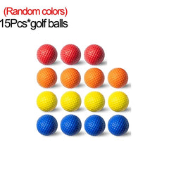 Pop Up Golf Chipping Net, Indoor/Outdoor Golf Hitting Net with Golf Mat and golf balls for Indoor Backyard Practice Swing Game