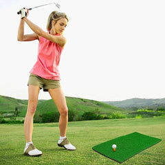Pop Up Golf Chipping Net, Indoor/Outdoor Golf Hitting Net with Golf Mat and golf balls for Indoor Backyard Practice Swing Game