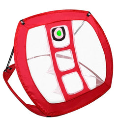 Pop Up Golf Chipping Net, Indoor/Outdoor Golf Hitting Net with Golf Mat and golf balls for Indoor Backyard Practice Swing Game